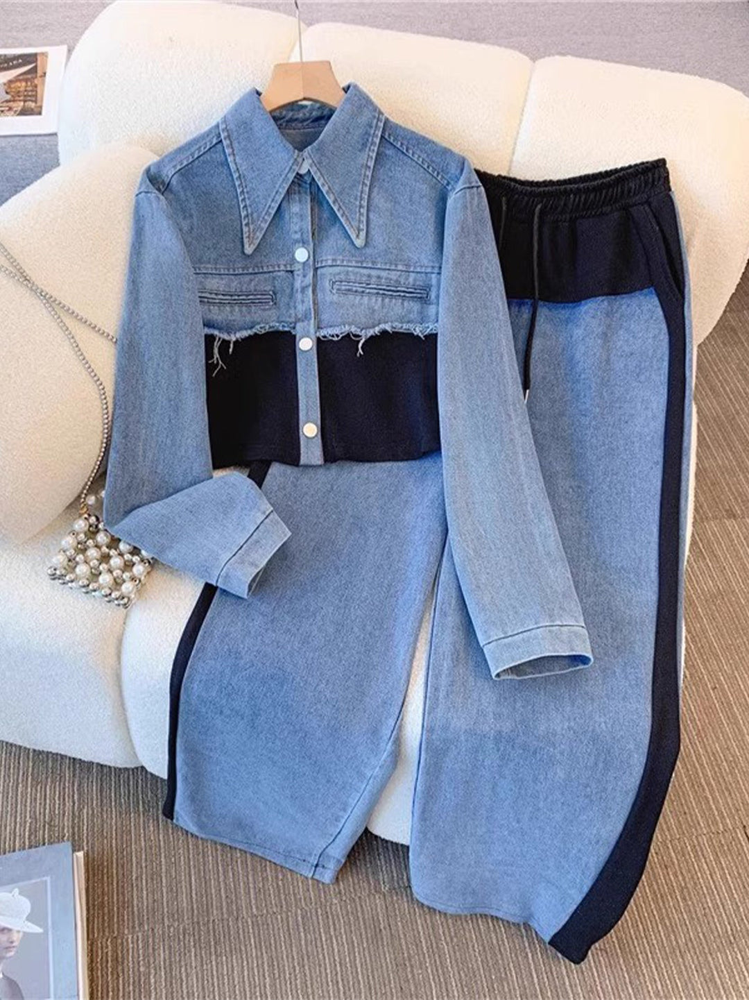 Holbrook™ | Cropped Jacket and Trouser Set