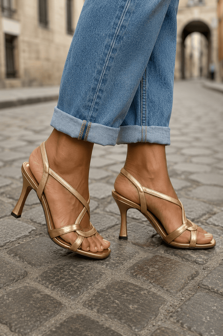 Gold Sandals: Summer Charm by Roseworth London