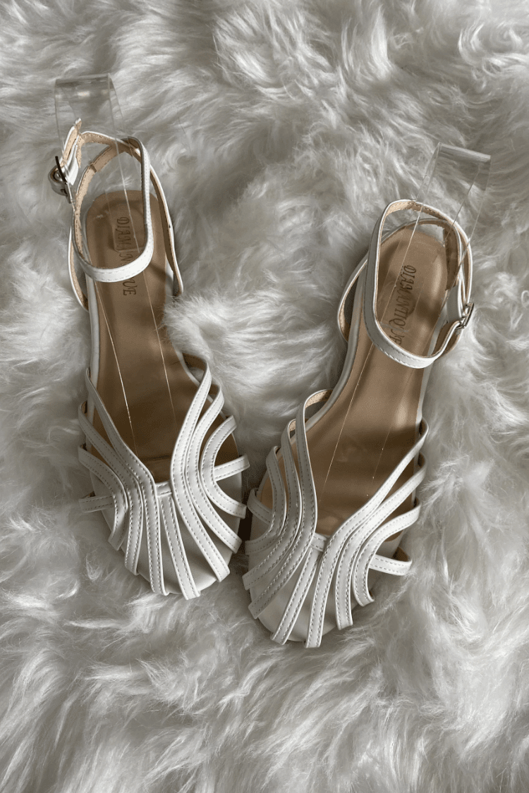 Gold Sandals with Jewellery Detailing by Roseworth London