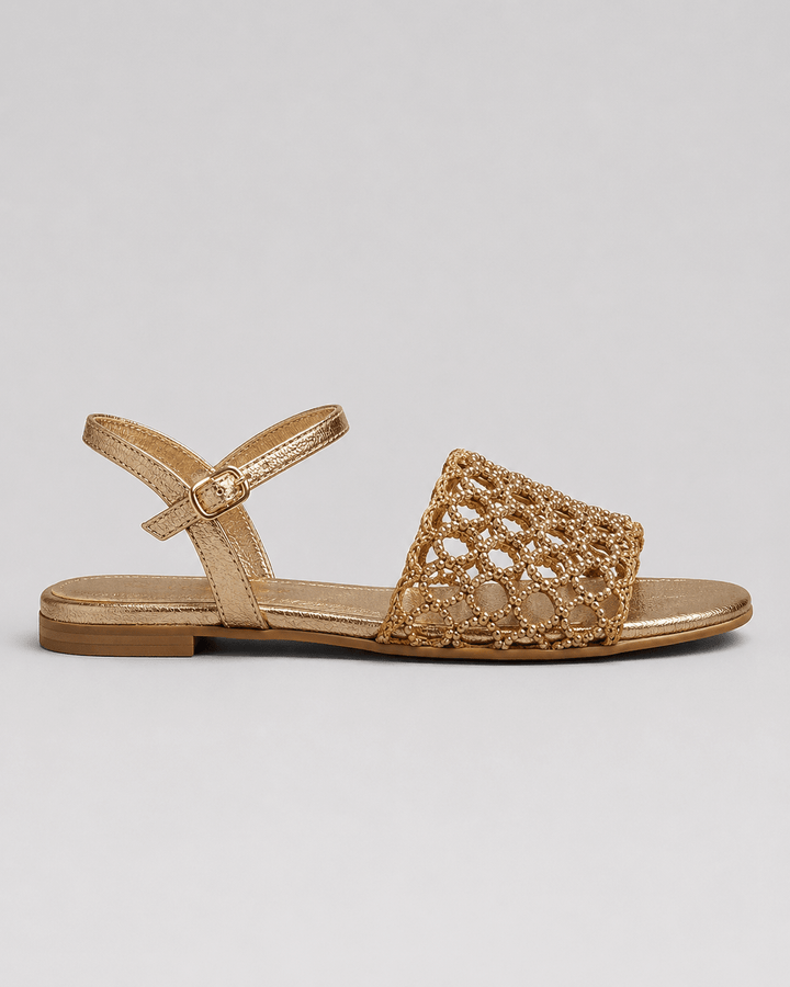 Gold Sandals: Summer Charm by Roseworth London