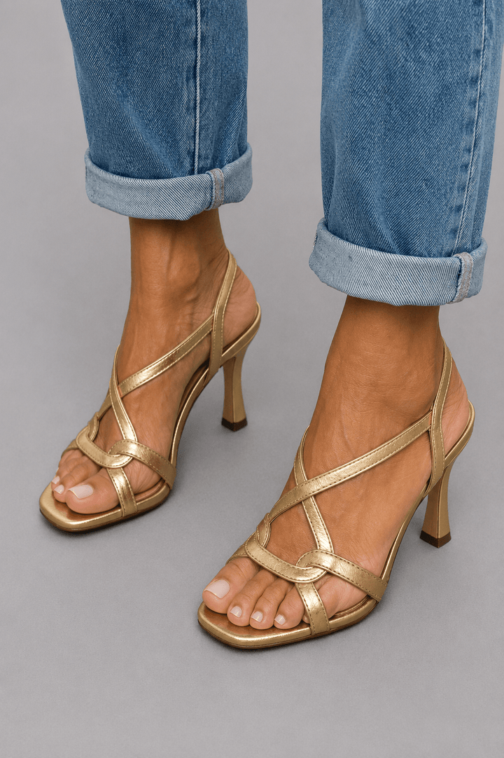 Gold Sandals: Summer Charm by Roseworth London