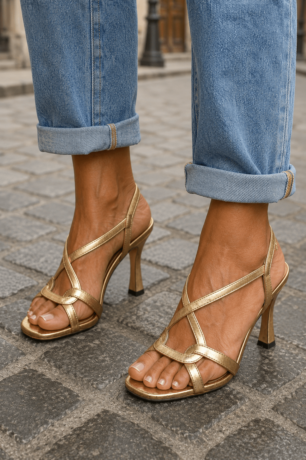 Gold Sandals: Summer Charm by Roseworth London