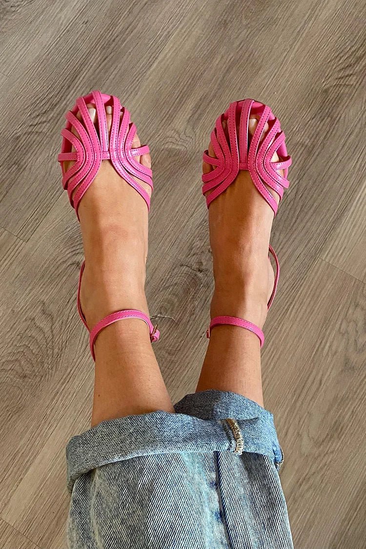 Gold Sandals with Jewellery Detailing by Roseworth London