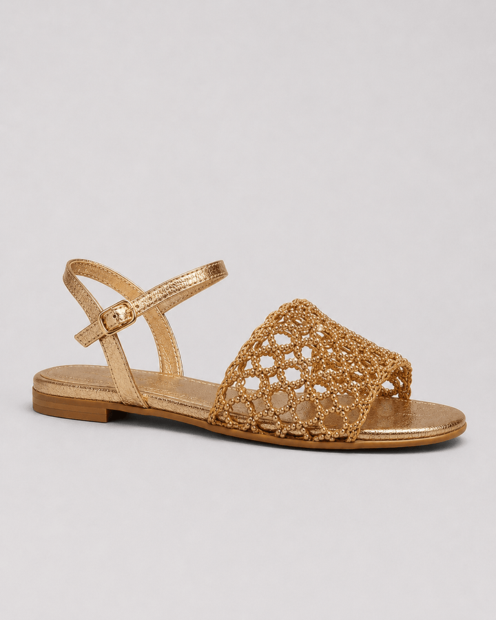 Gold Sandals: Summer Charm by Roseworth London