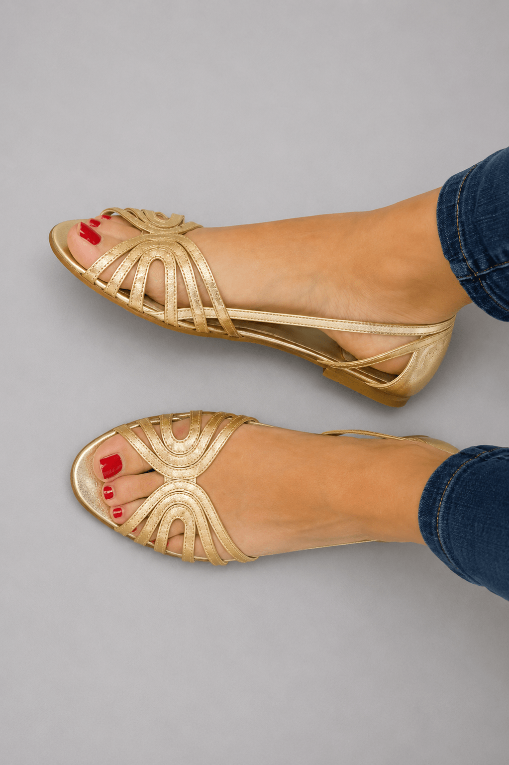 Gold Sandals by Roseworth London