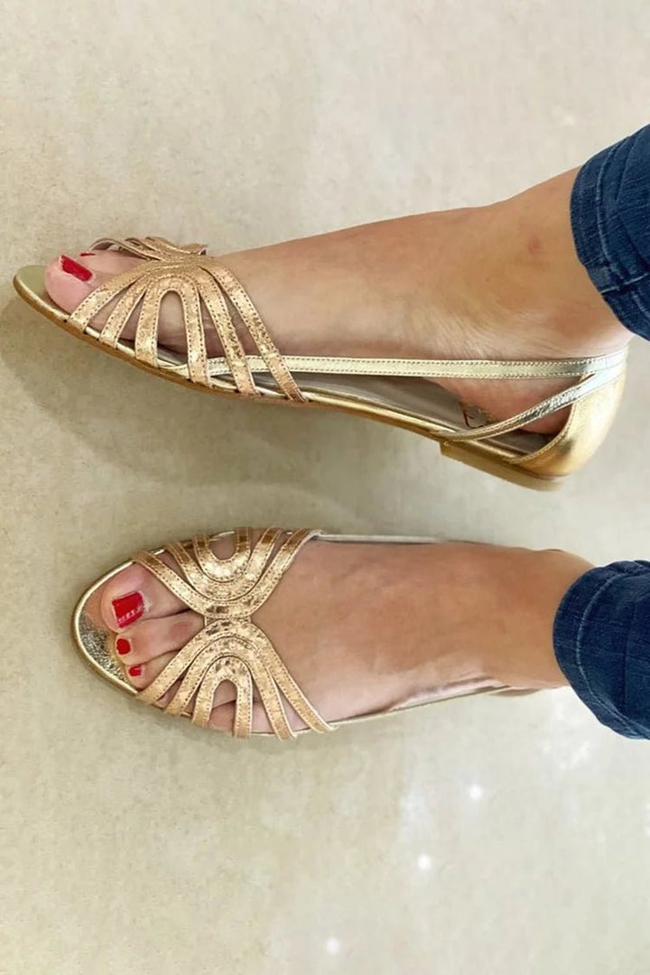 Gold Sandals by Roseworth London