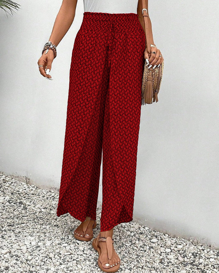 VERA RELAXED WIDE LEG TROUSERS