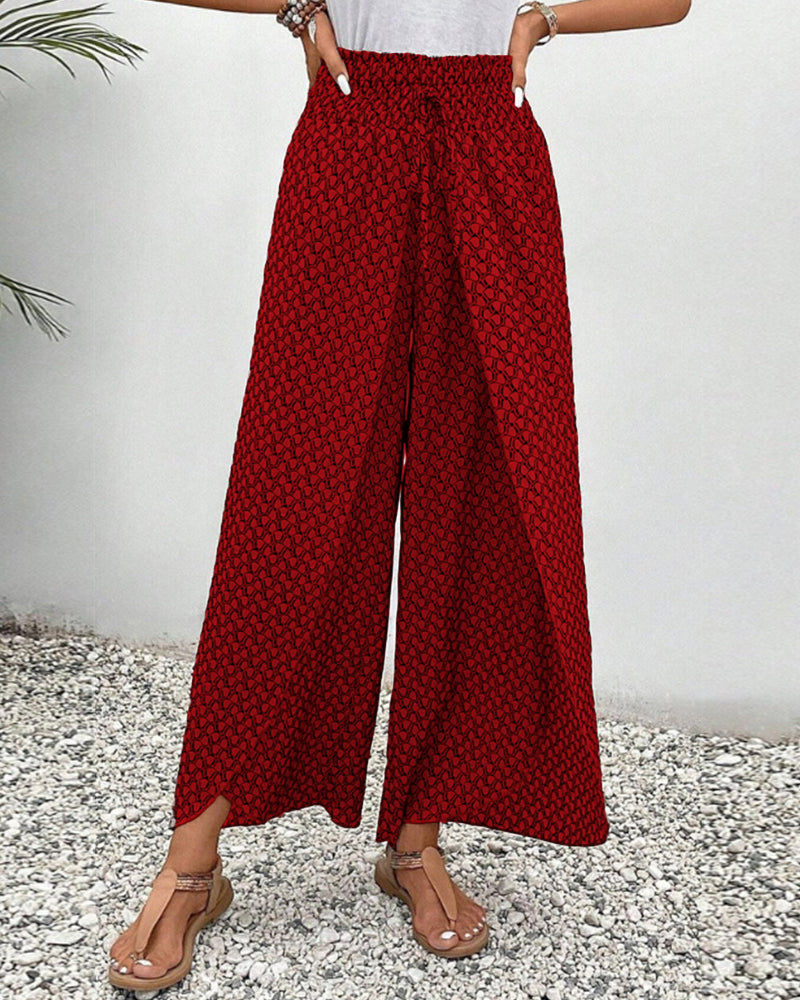 VERA RELAXED WIDE LEG TROUSERS
