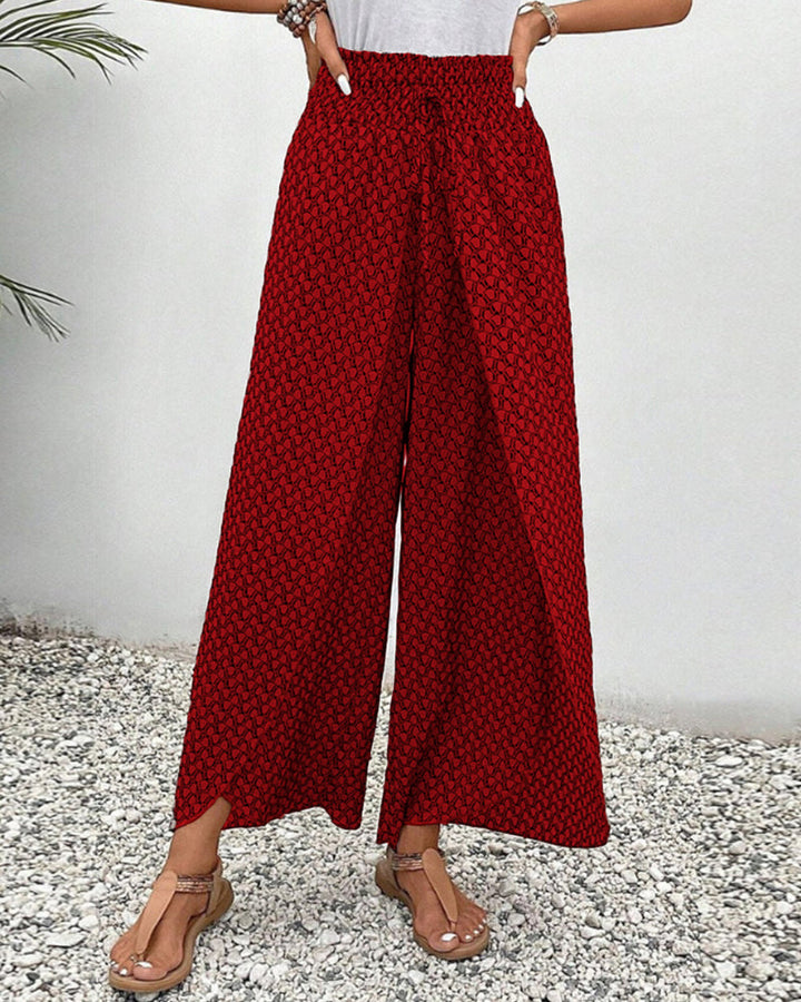 VERA RELAXED WIDE LEG TROUSERS