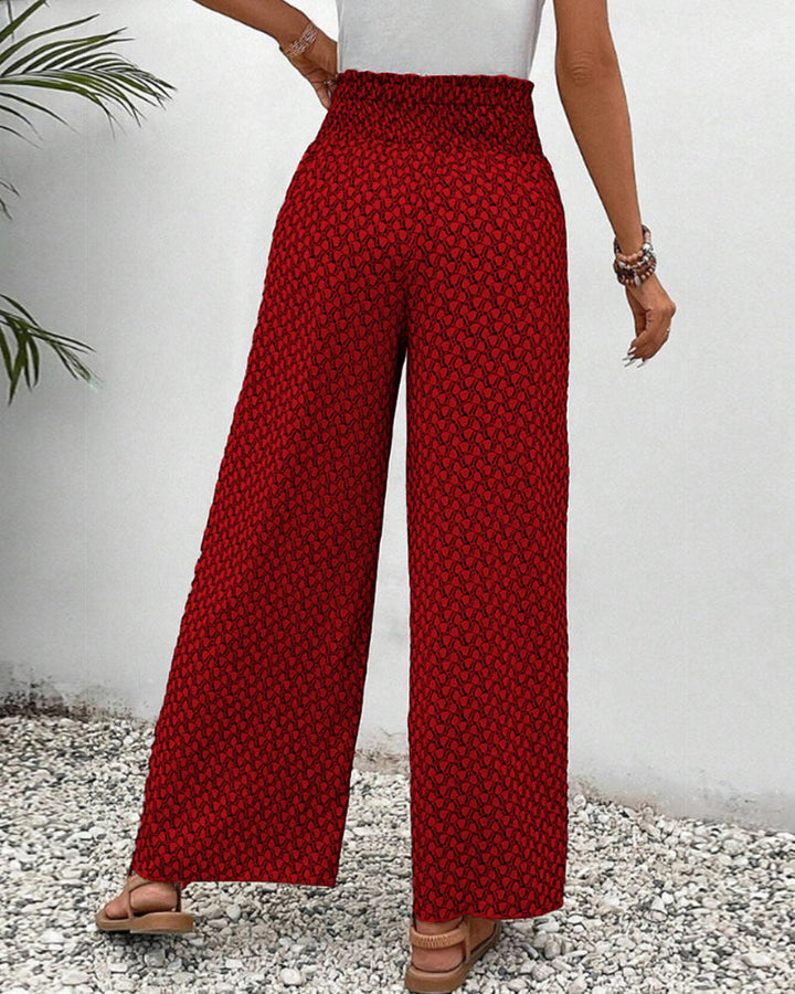 VERA RELAXED WIDE LEG TROUSERS