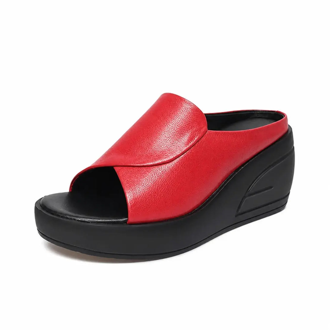 Eliza Orthopedic Slip-on Wedge Sandals