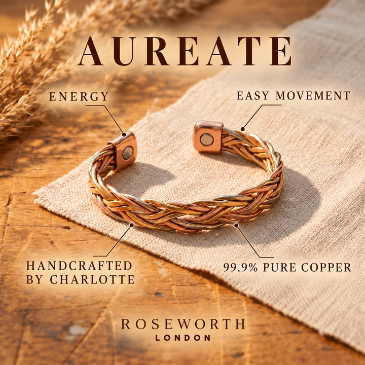 Aureate Copper Bracelet — EASY MOVEMENT — Handcrafted by Charlotte