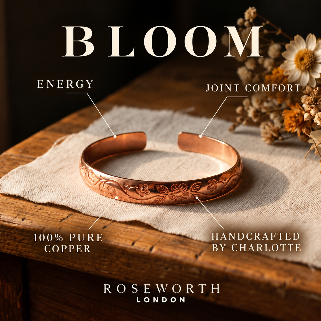 Bloom Copper Bracelet — JOINT COMFORT — Handcrafted by Charlotte