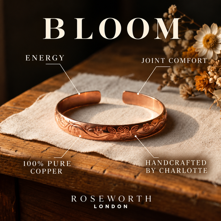 Bloom Copper Bracelet — JOINT COMFORT — Handcrafted by Charlotte