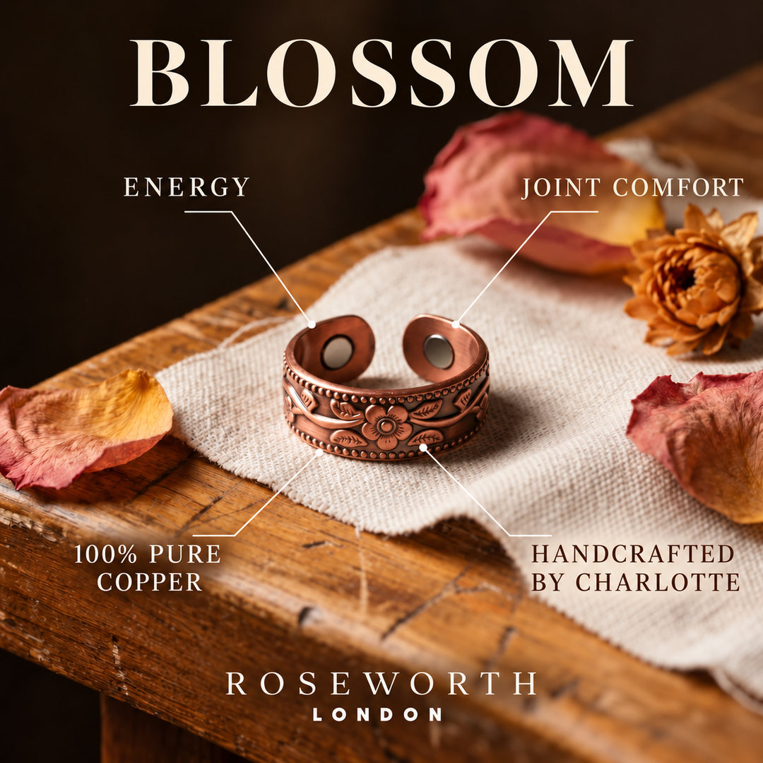 Blossom Copper Ring — JOINT COMFORT — Handcrafted by Charlotte