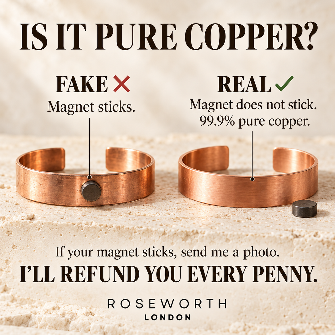 Roseworth London pure copper comparison