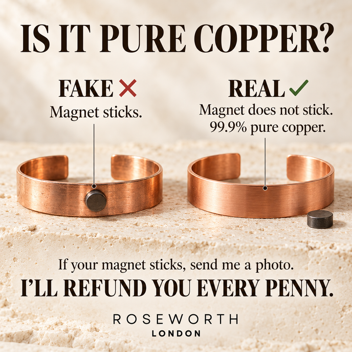 Roseworth London pure copper comparison
