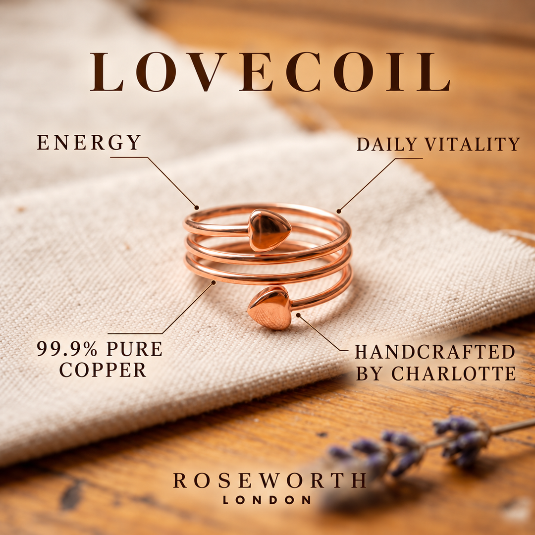 Lovecoil Copper Ring — DAILY VITALITY — Handcrafted by Charlotte