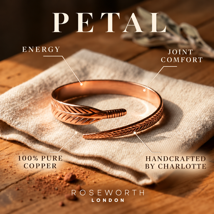 Petal Copper Bracelet — JOINT COMFORT — Handcrafted by Charlotte
