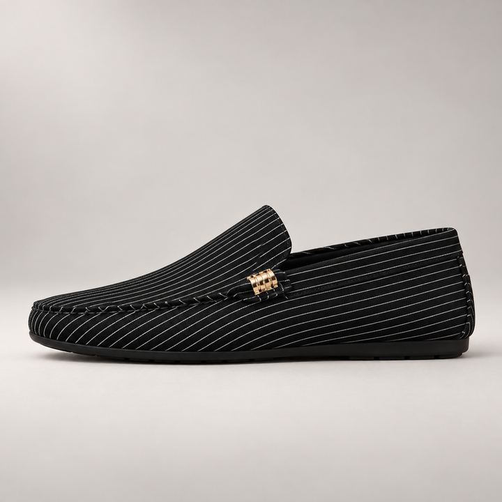 brighton loafers — Black Pinstripe — studio