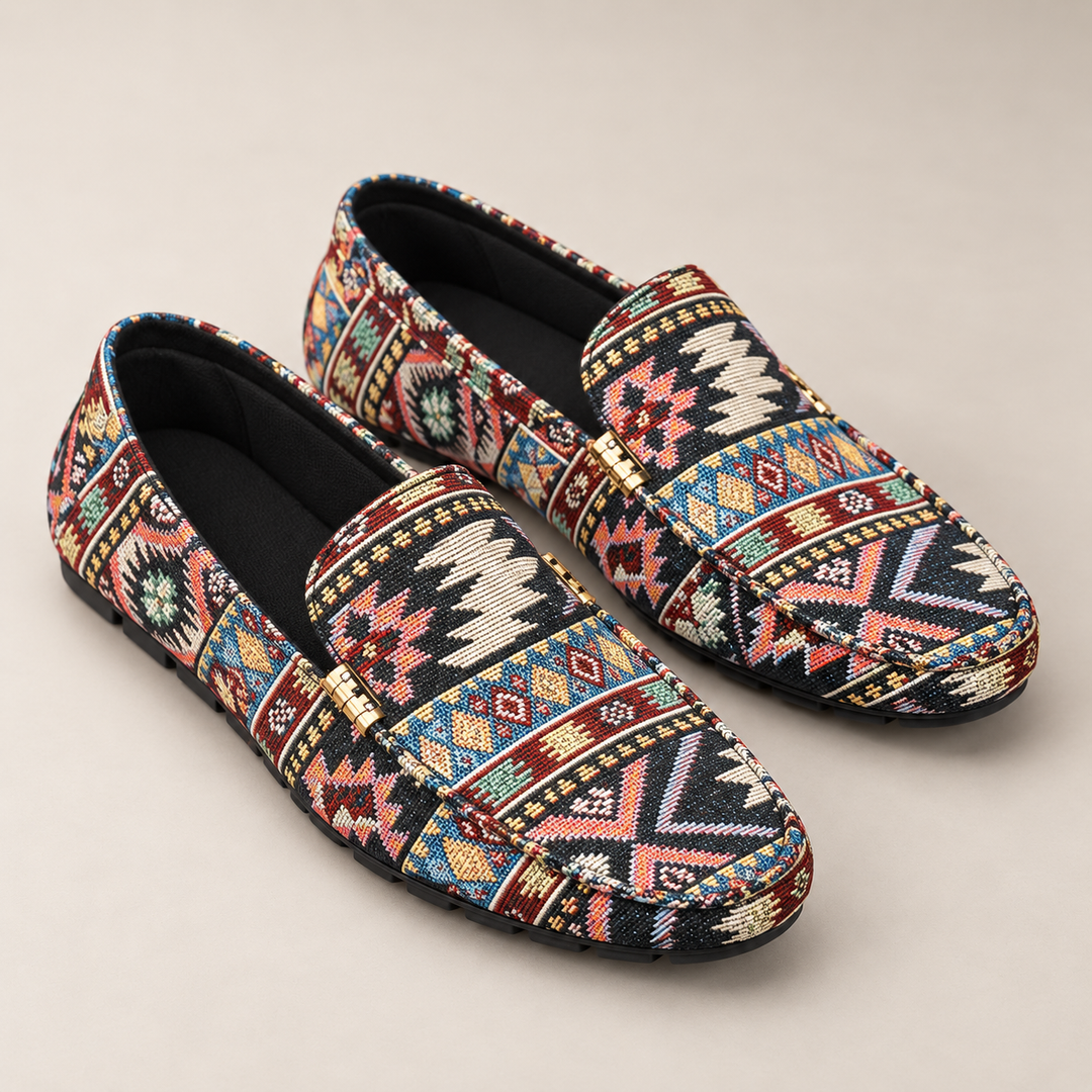 geometric loafers — Multicolor — studio