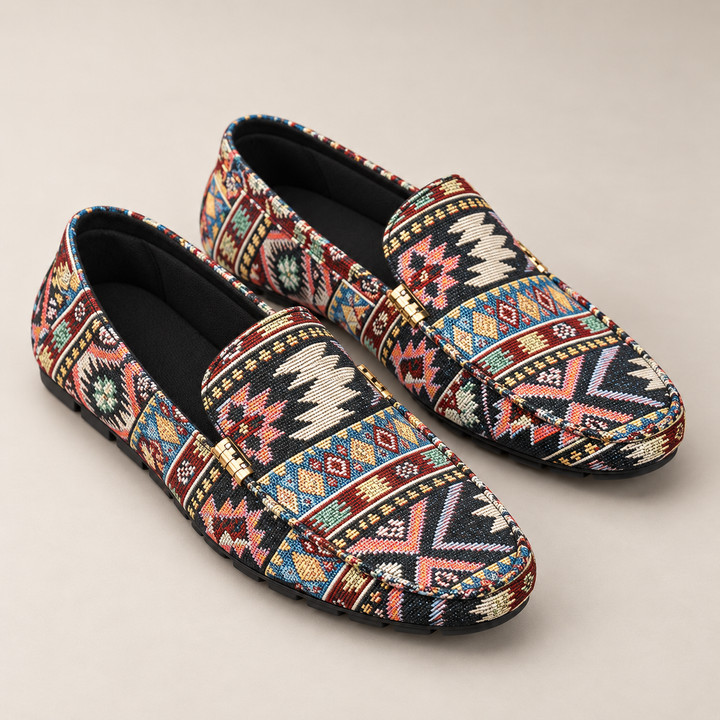geometric loafers — Multicolor — studio