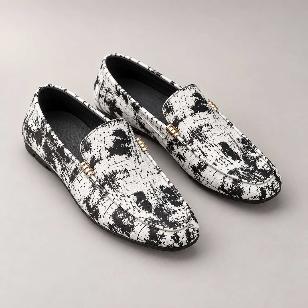 ink print loafers — Z82 Ink Color — studio