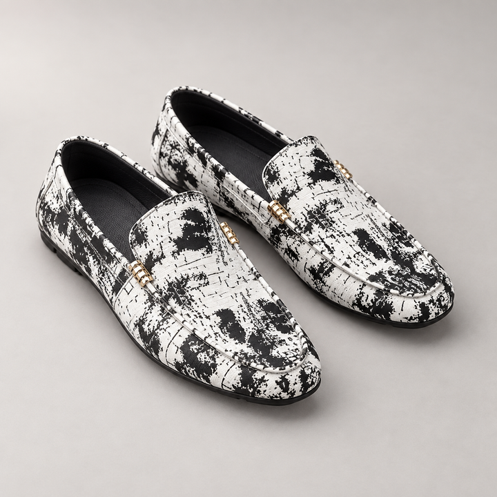 ink print loafers — Z82 Ink Color — studio