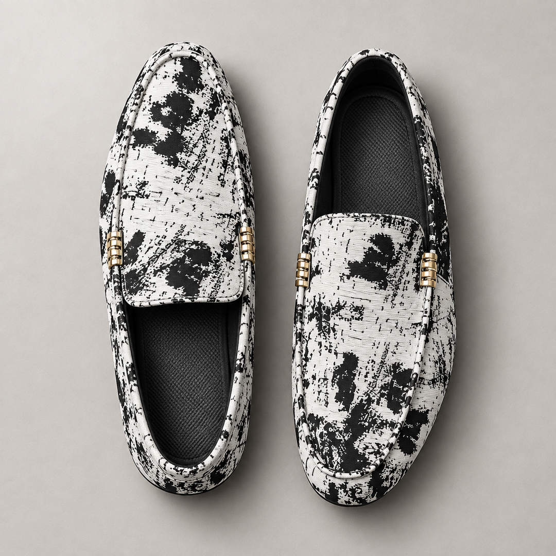 ink print loafers — Z82 Ink Color — top