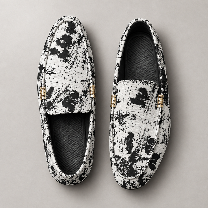 ink print loafers — Z82 Ink Color — top