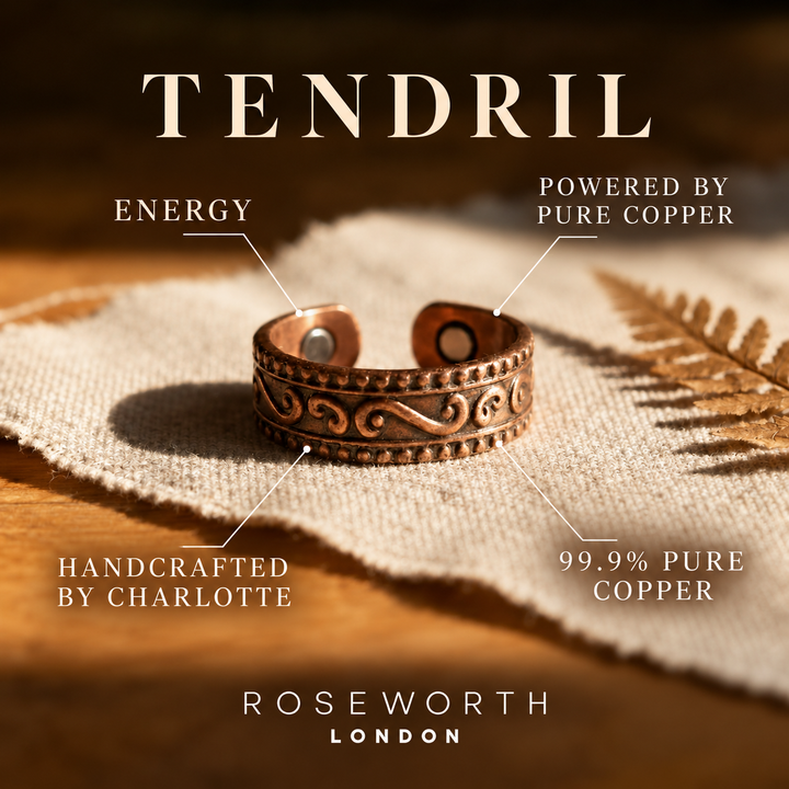 Tendril Copper Ring — POWERED BY PURE COPPER — Handcrafted by Charlotte