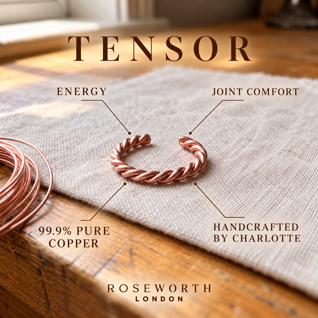 Copper Tensor Ring — JOINT COMFORT — Handcrafted by Charlotte