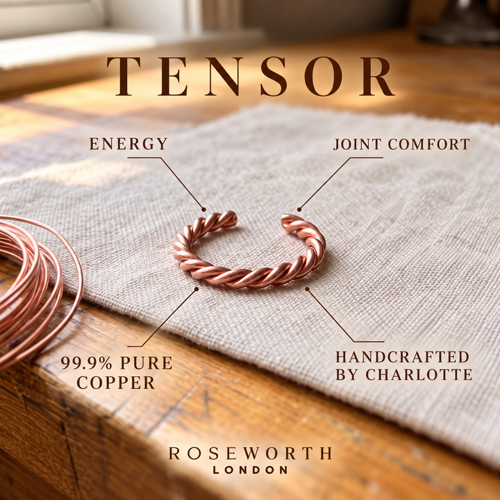 Copper Tensor Ring — JOINT COMFORT — Handcrafted by Charlotte