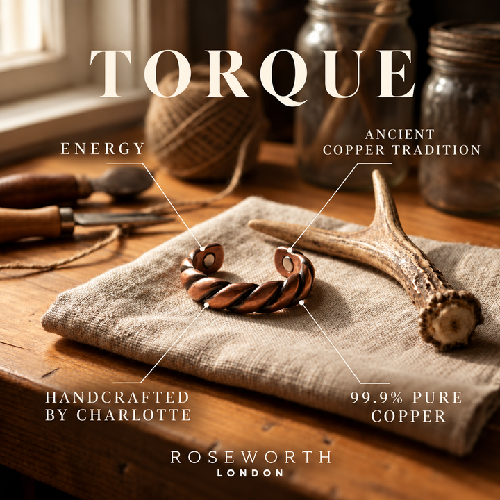 Torque Copper Ring — ANCIENT COPPER TRADITION — Handcrafted by Charlotte