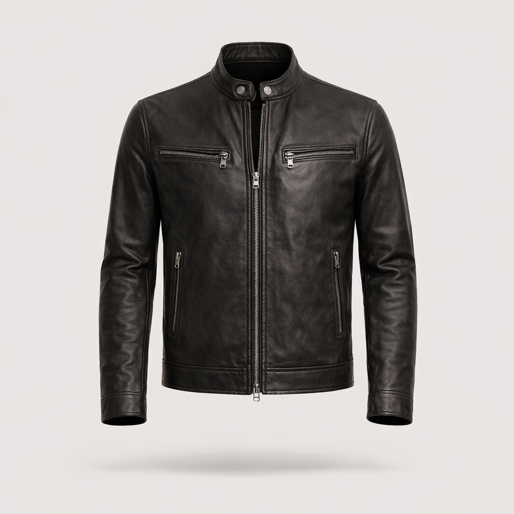 Martin Classic Leather Biker Jacket