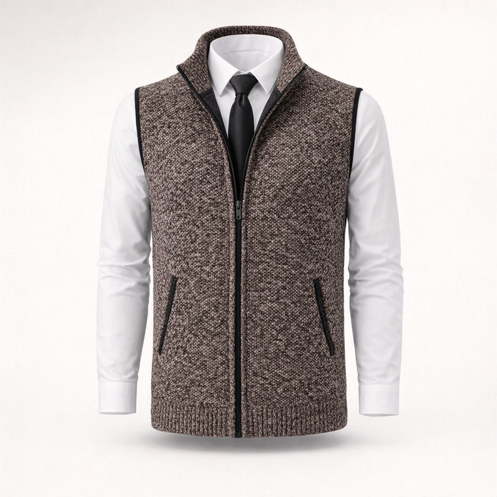 Levi Wool-Blend Zip Gilet