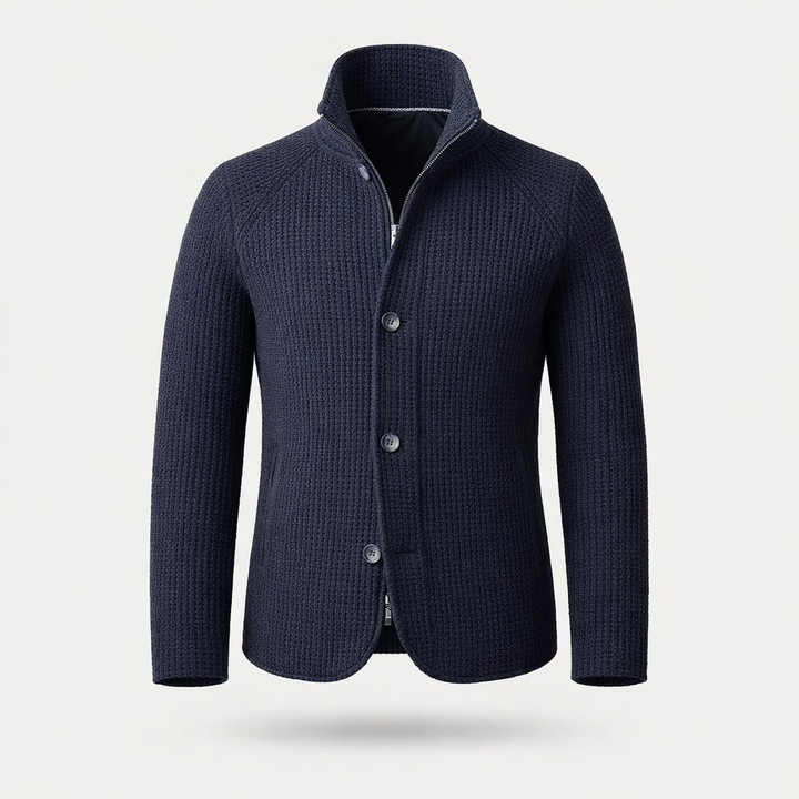 Mauricio Blazer-Inspired Knit Cardigan