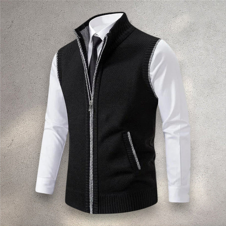 Levi Wool-Blend Zip Gilet