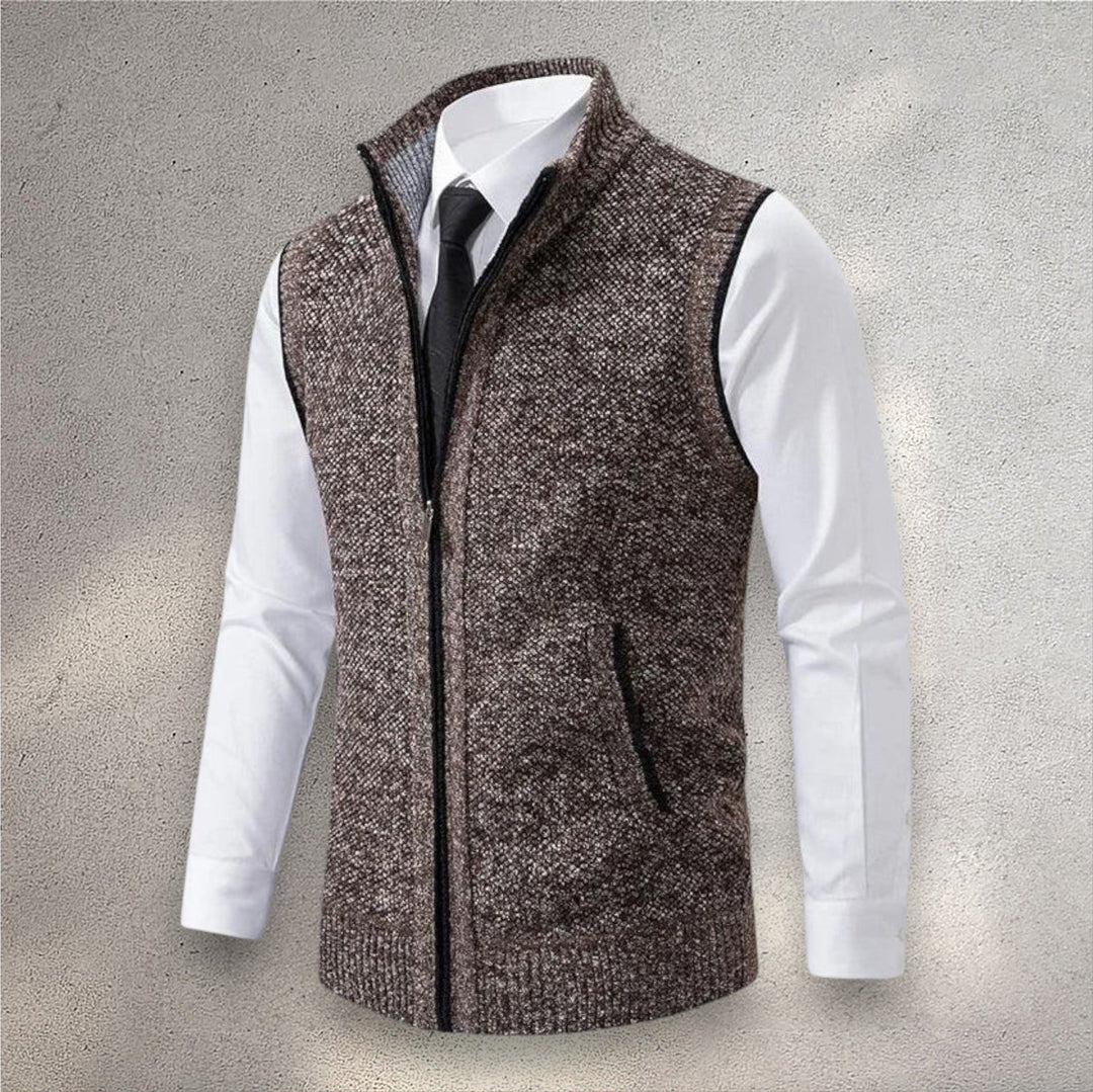 Levi Wool-Blend Zip Gilet