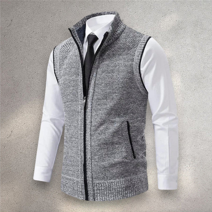 Levi Wool-Blend Zip Gilet