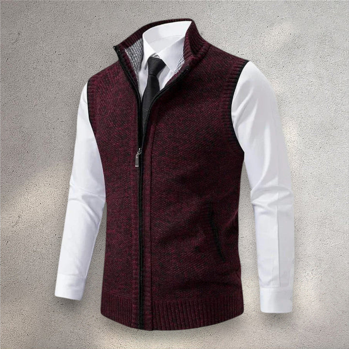 Levi Wool-Blend Zip Gilet