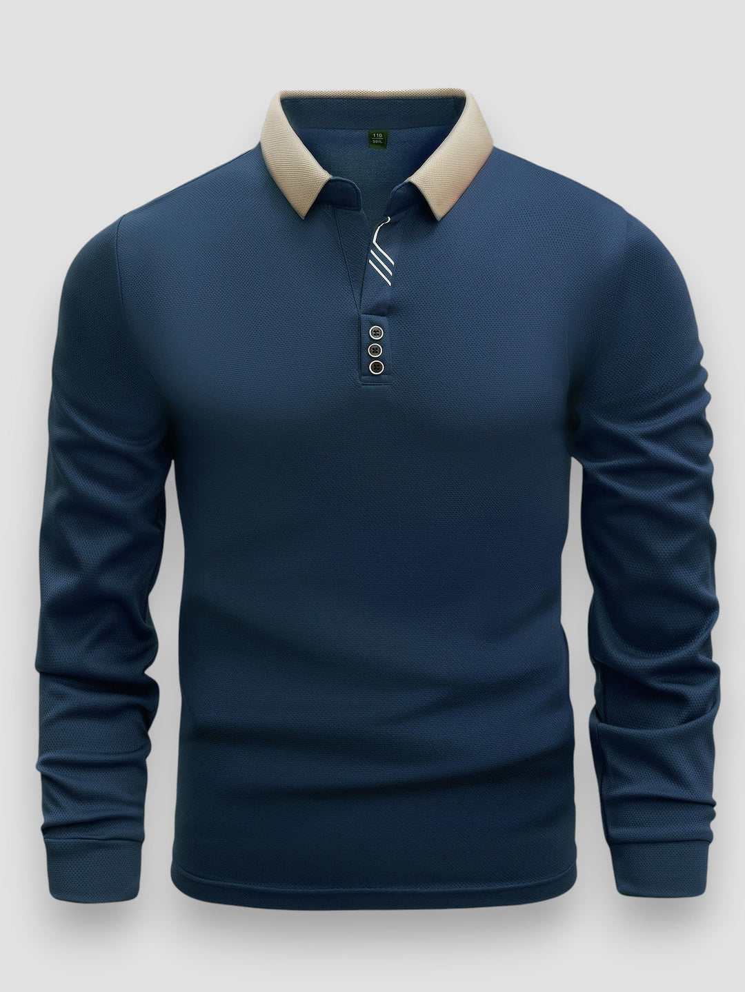 Garrett | Refined Long-Sleeve Polo