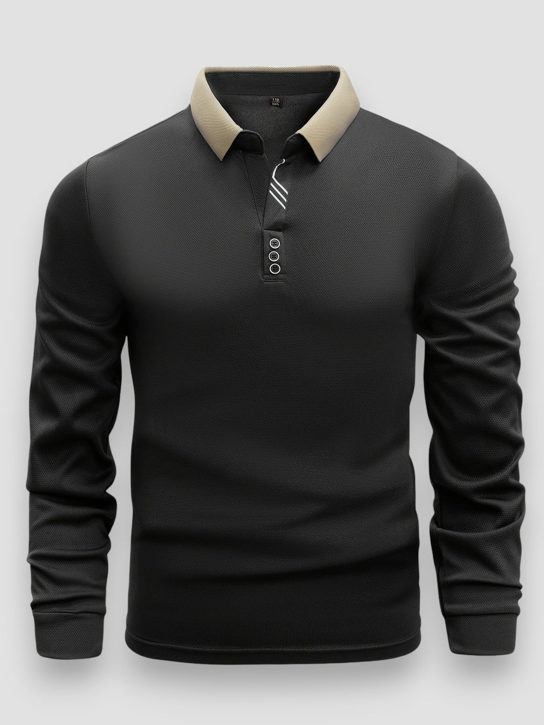 Garrett | Refined Long-Sleeve Polo