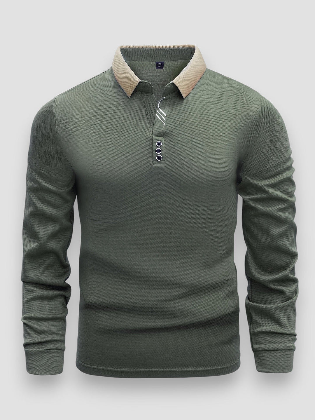 Garrett | Refined Long-Sleeve Polo