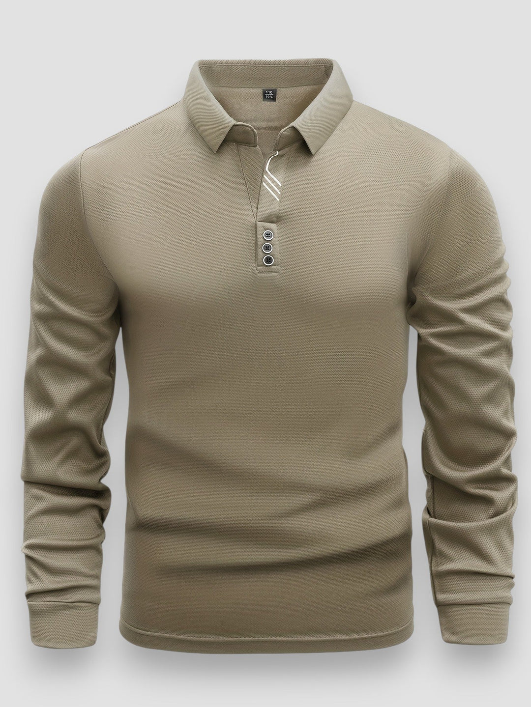 Garrett | Refined Long-Sleeve Polo